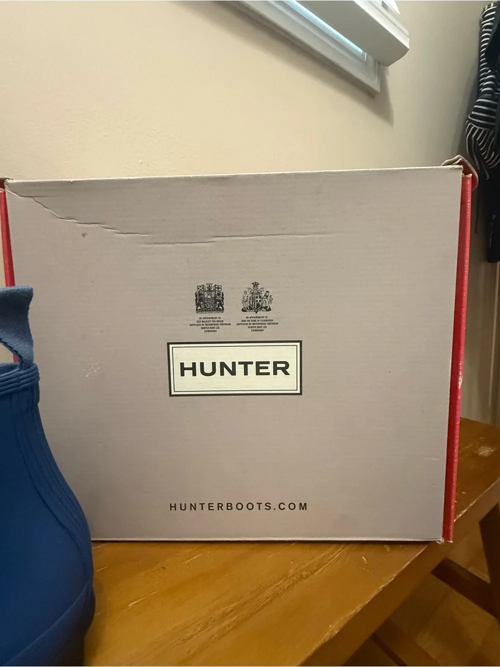 Hunter Blue Chelsea Rain Boot